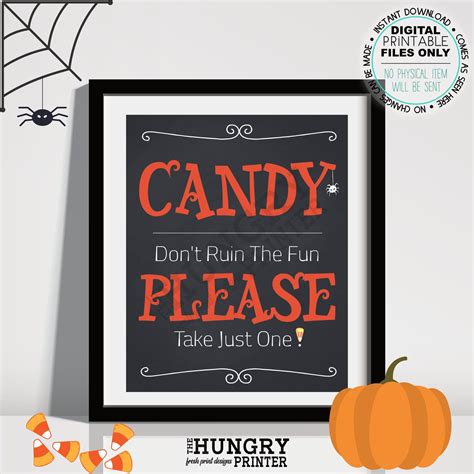 Boo-tiful Candy Sign Designs for a Hauntingly Delightful Halloween